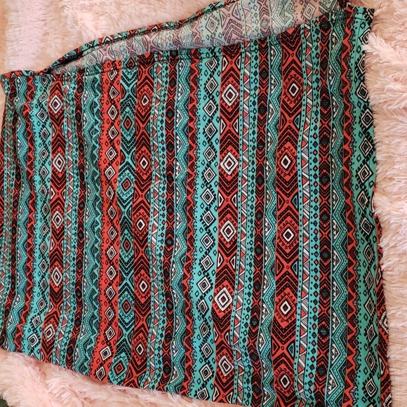 Tribal Pattern Maxi Dress - Picture 2 of 3